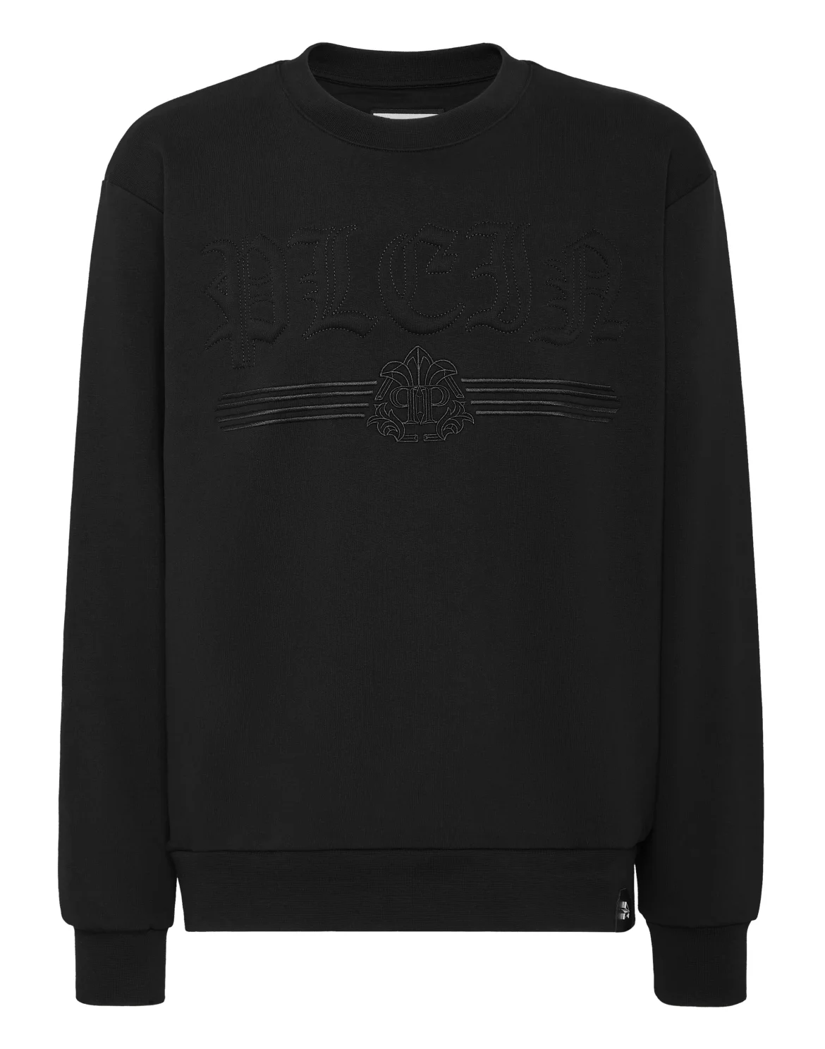 Sweatshirt Round Neck Gothic Plein, цвет: Черный