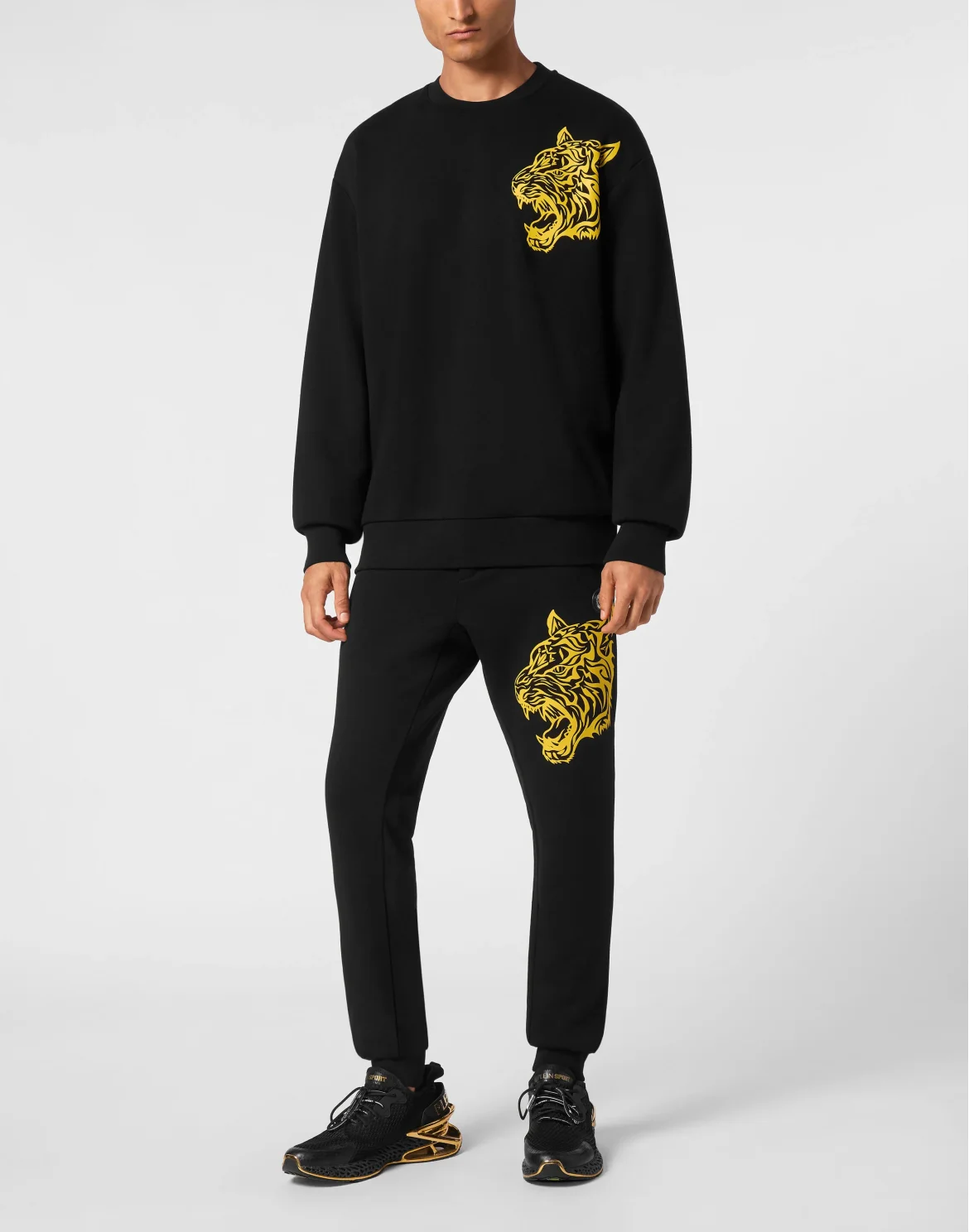 Roundneck Sweatshirt Tiger, цвет: Черный