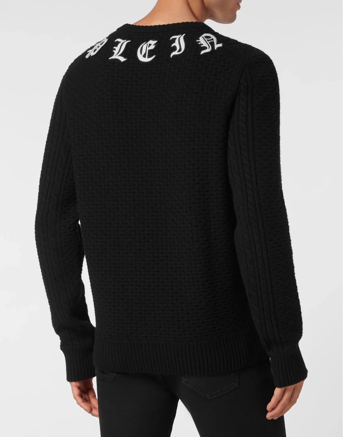 Wool & Cashemere Pullover Round Neck LS, цвет: Черный
