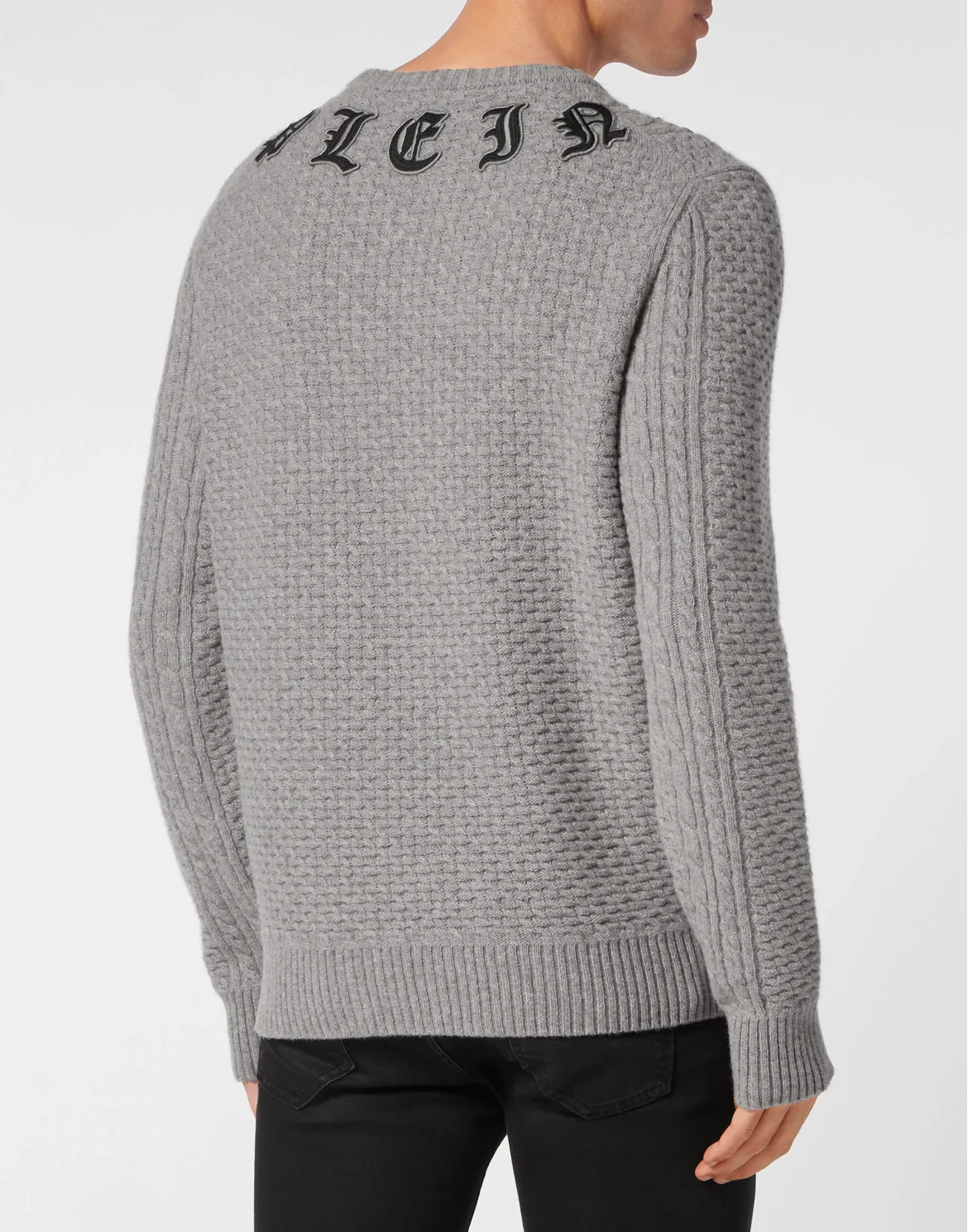 Wool & Cashemere Pullover Round Neck LS, цвет: Серый