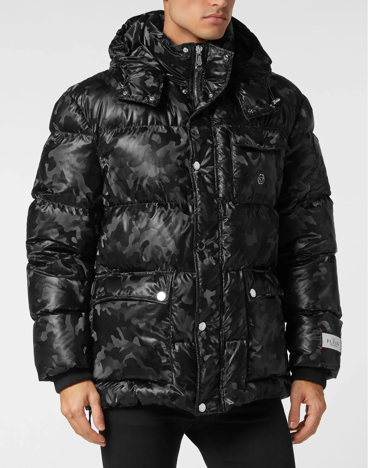 Nylon Down Jacket, цвет: Черный