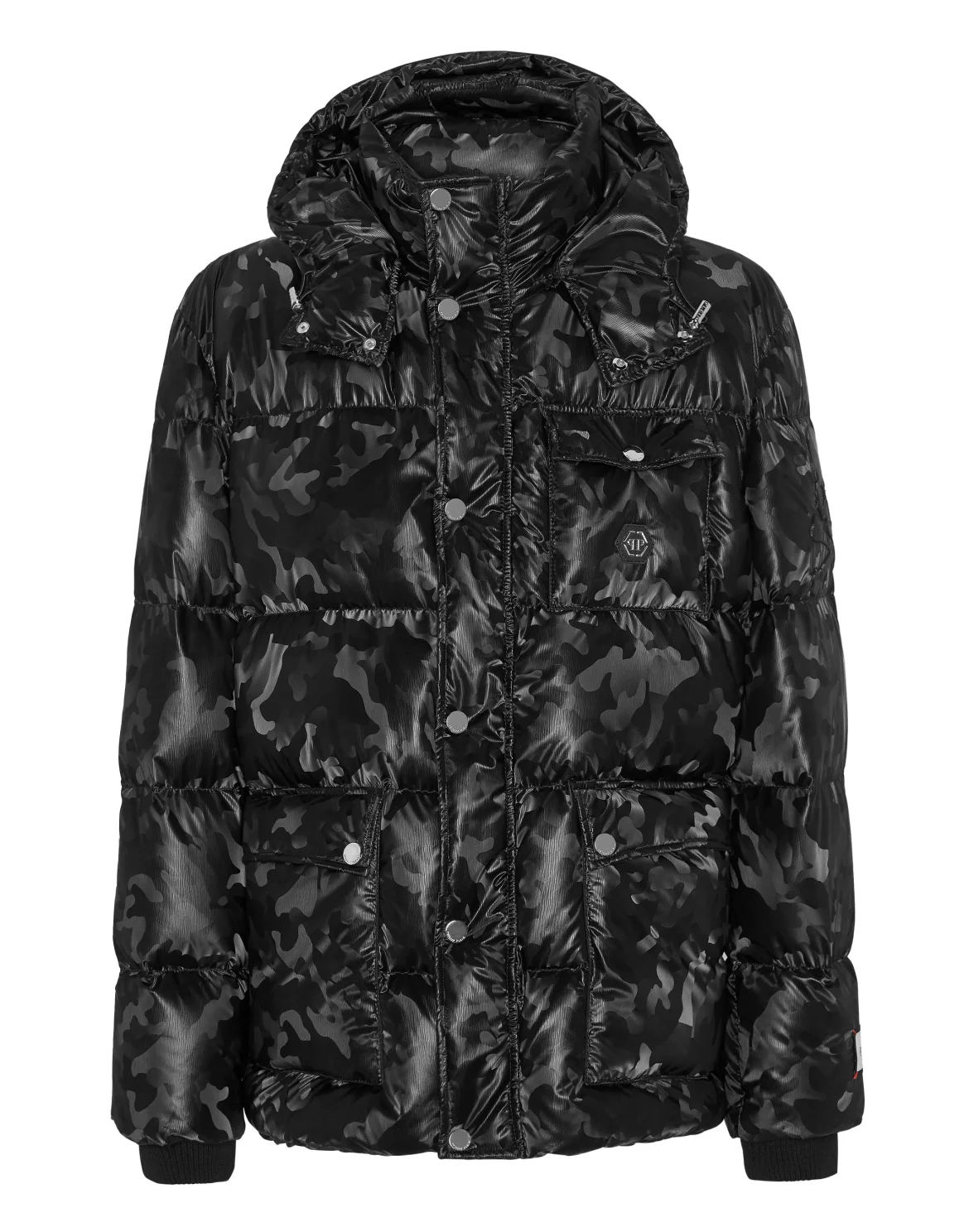 Nylon Down Jacket, цвет: Черный