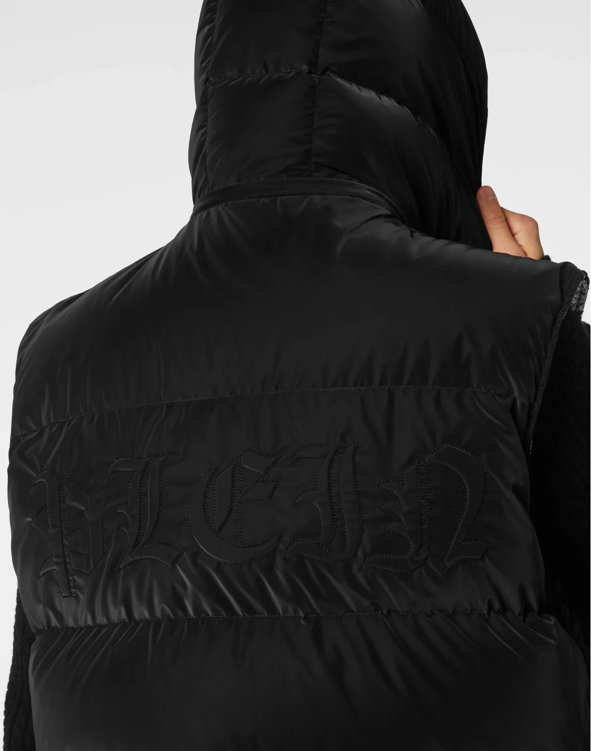 Nylon Down Jacket Vest, цвет: Черный