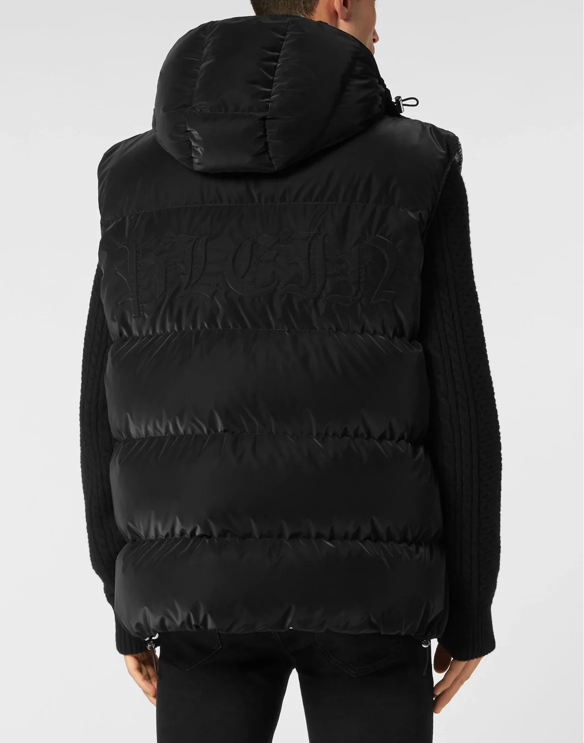 Nylon Down Jacket Vest, цвет: Черный