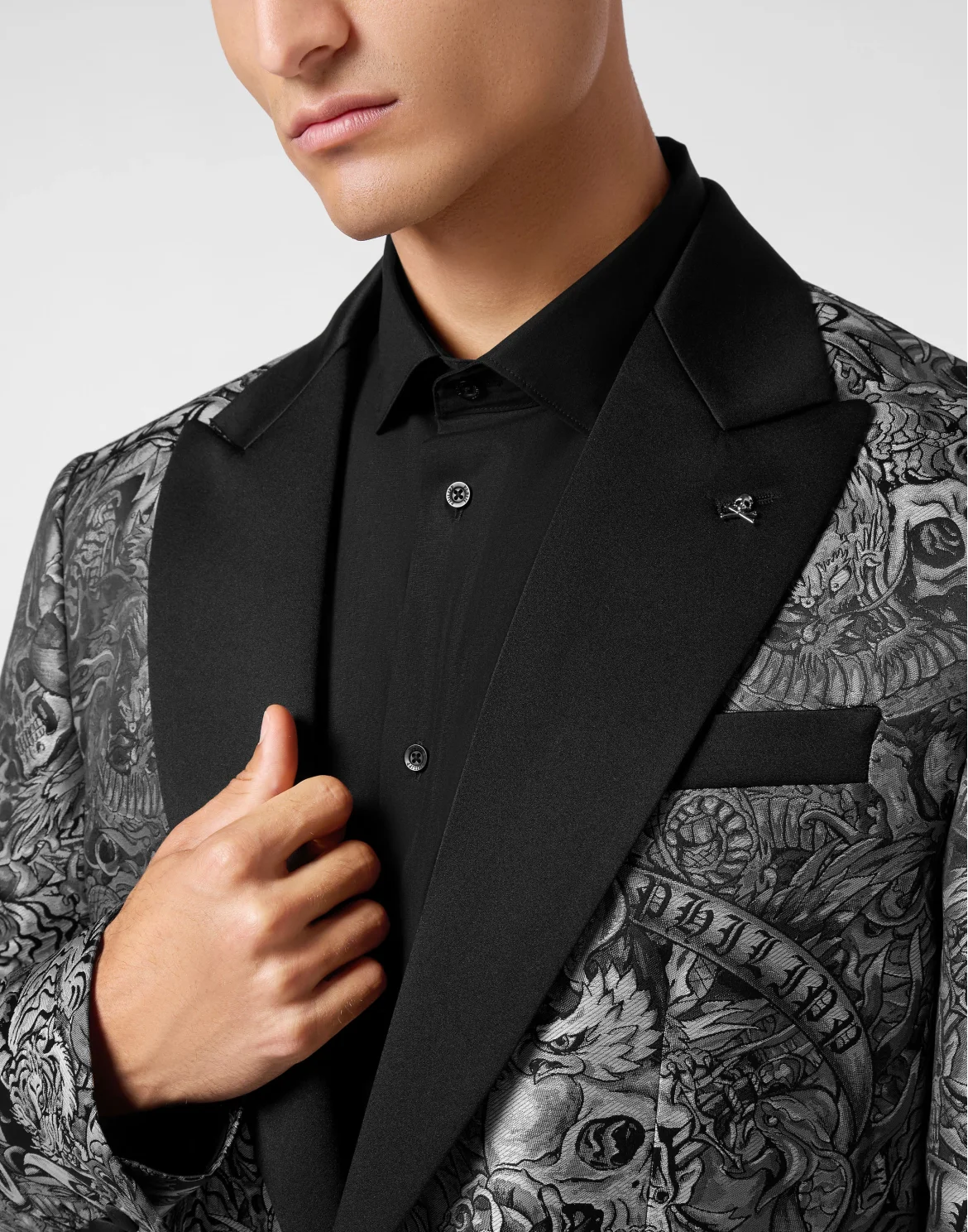 Blazer Lord fit Tattoo, цвет: Черный