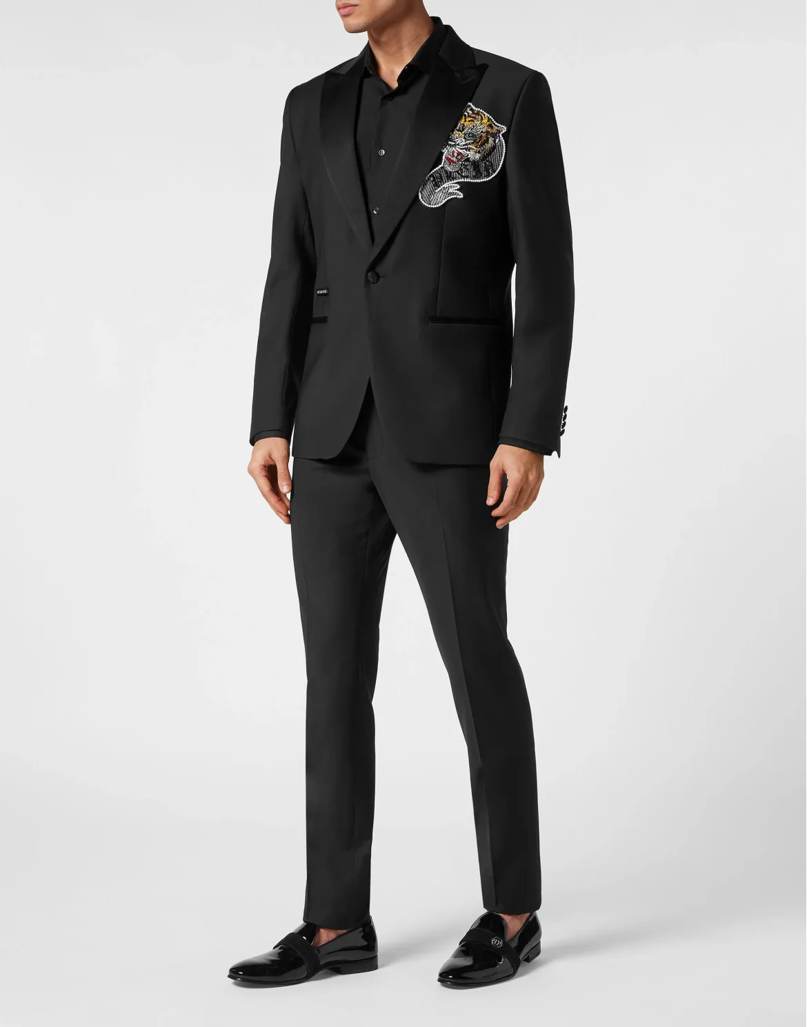Wool Blazer Lord fit Tattoo, цвет: Черный