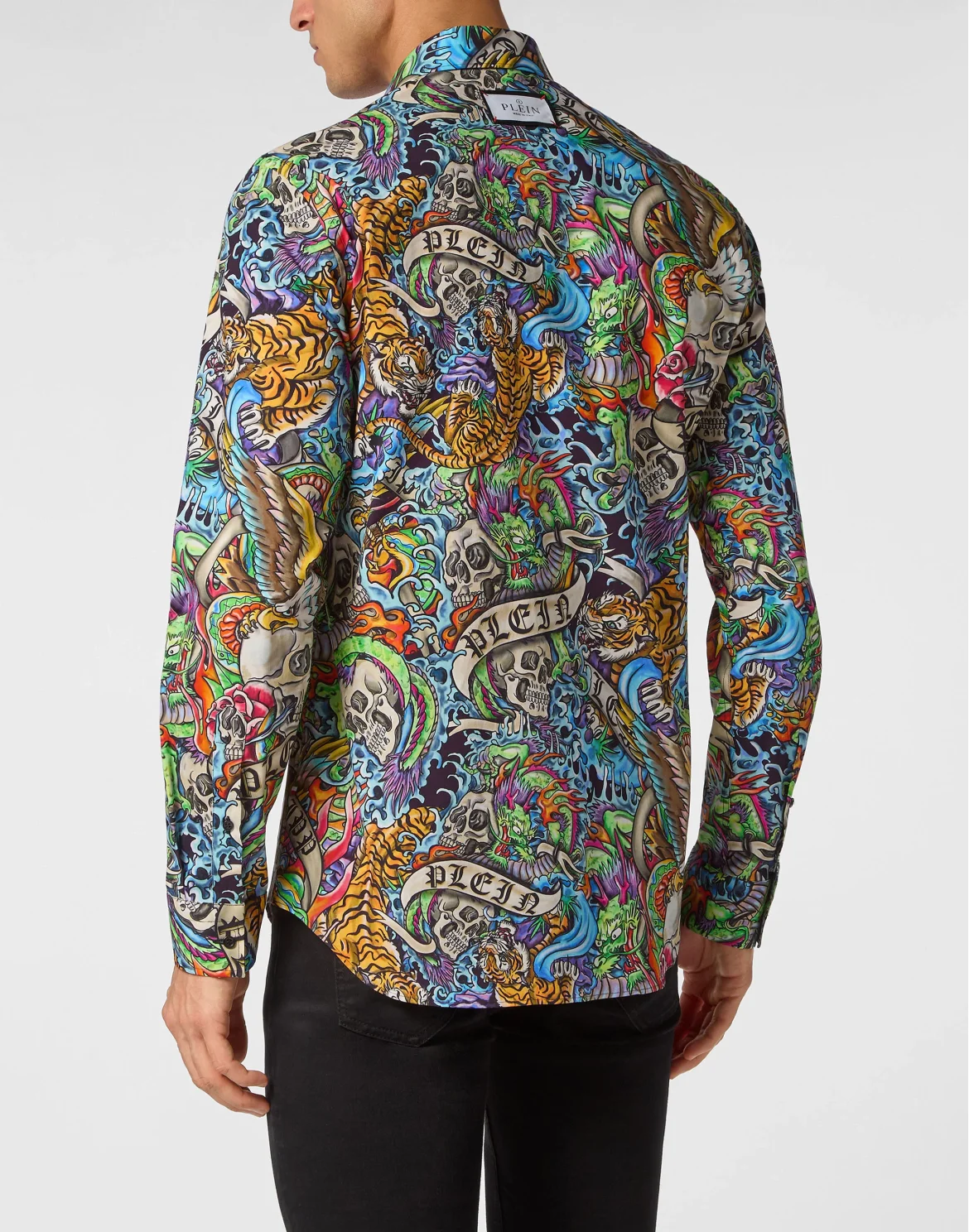 Shirt Sugar Daddy Cut LS Tattoo, цвет: Мультиколор