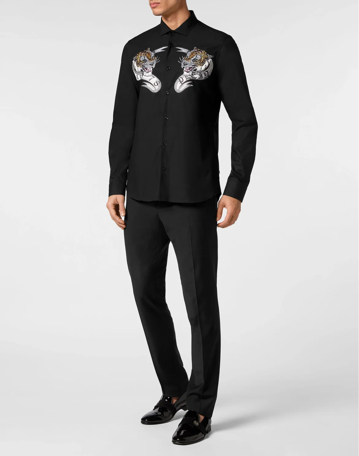 Shirt Sugar Daddy Cut LS Tattoo, цвет: Черный