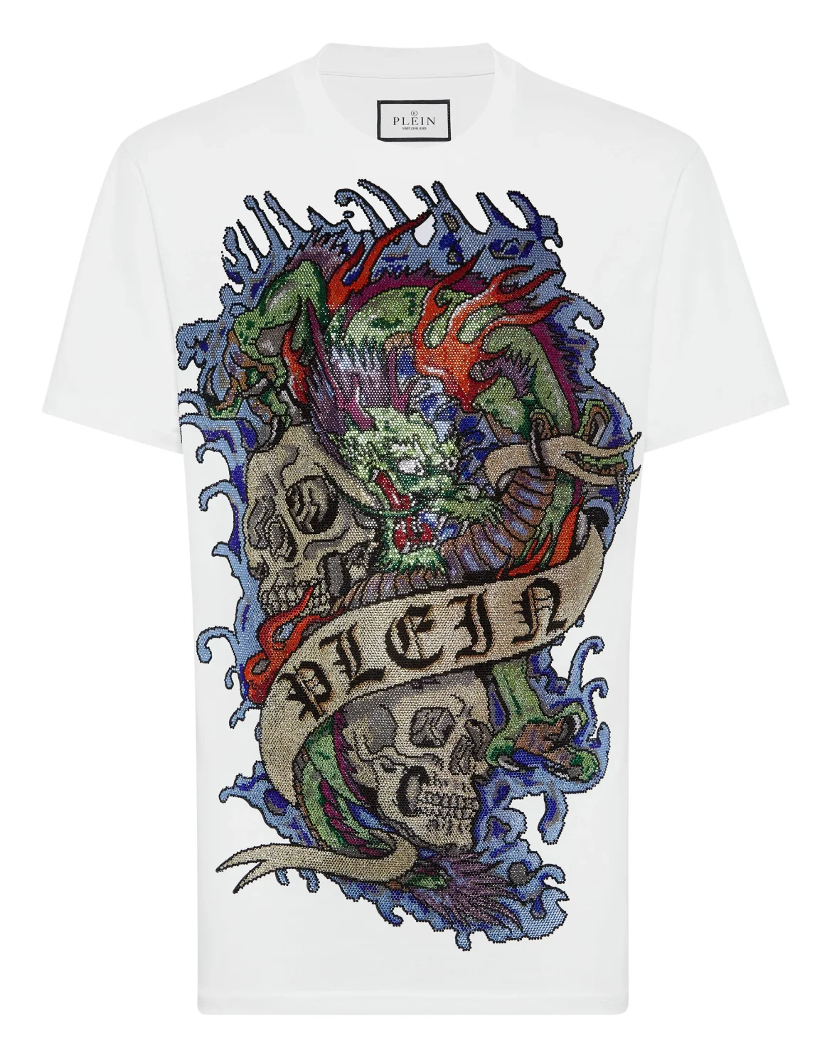 T-shirt Round neck SS Tattoo, цвет: Белый