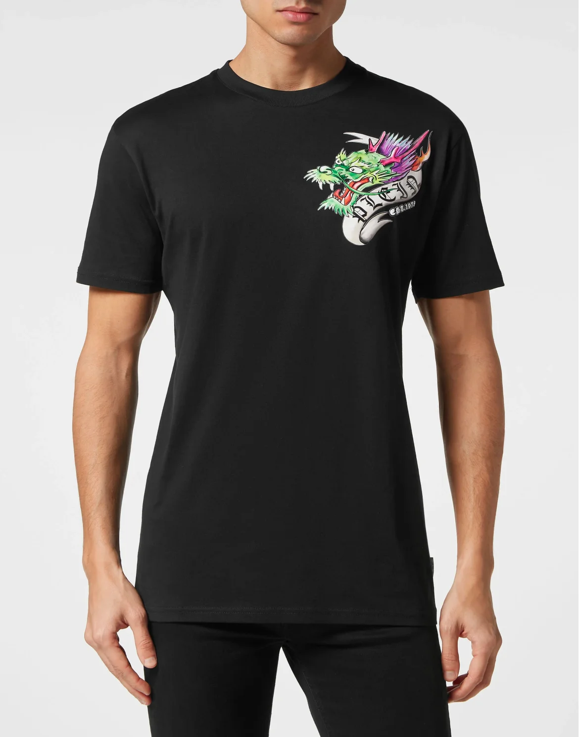 T-shirt Round neck SS Tattoo, цвет: Черный