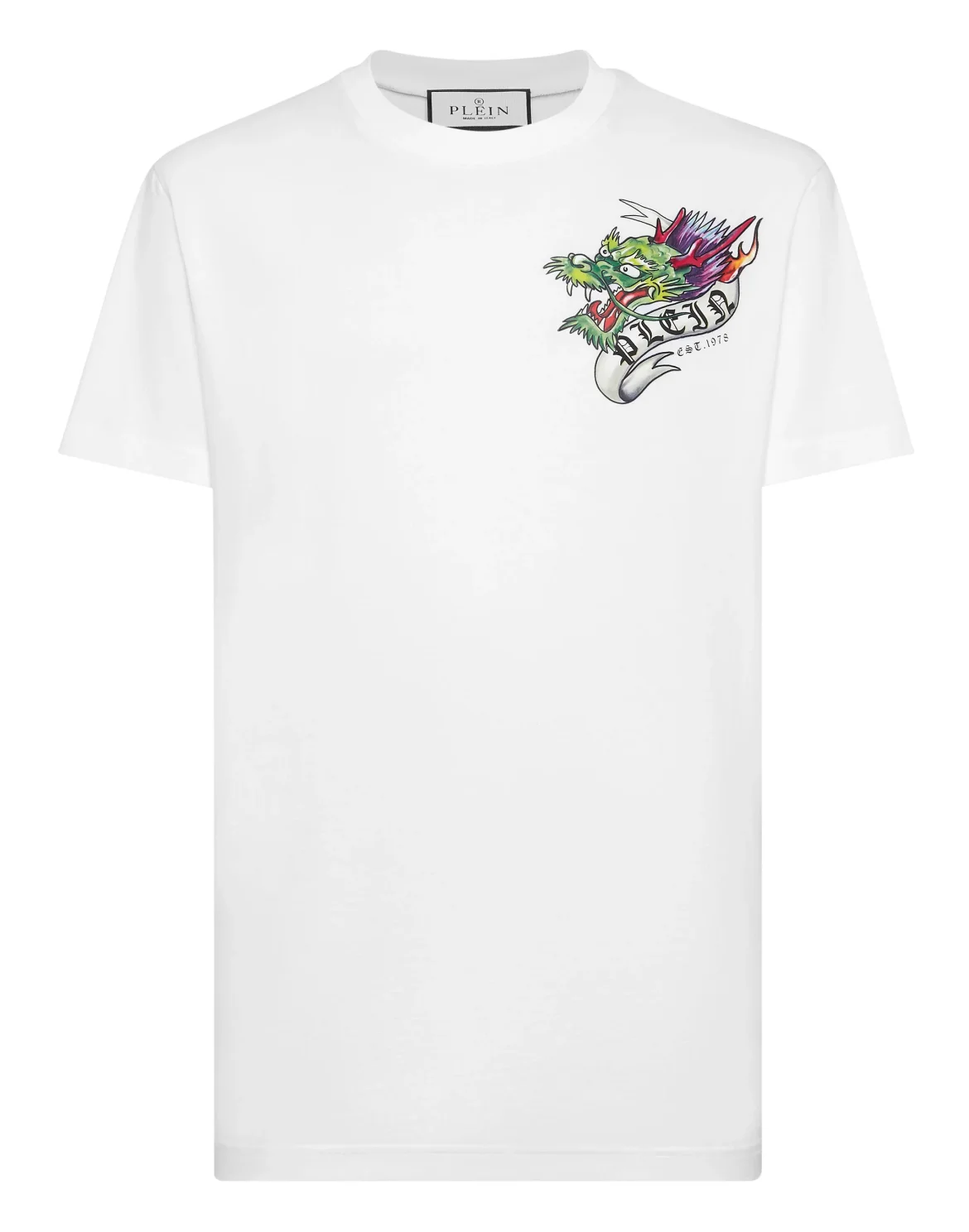 T-shirt Round Neck SS Tattoo, цвет: Белый