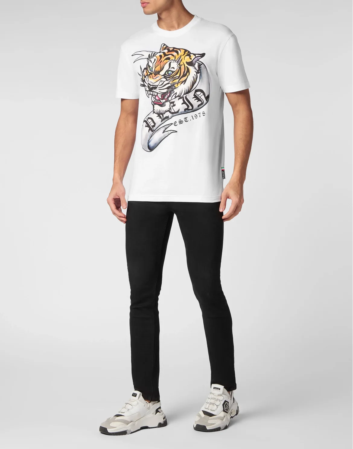 T-shirt Round Neck SS Tattoo, цвет: Белый
