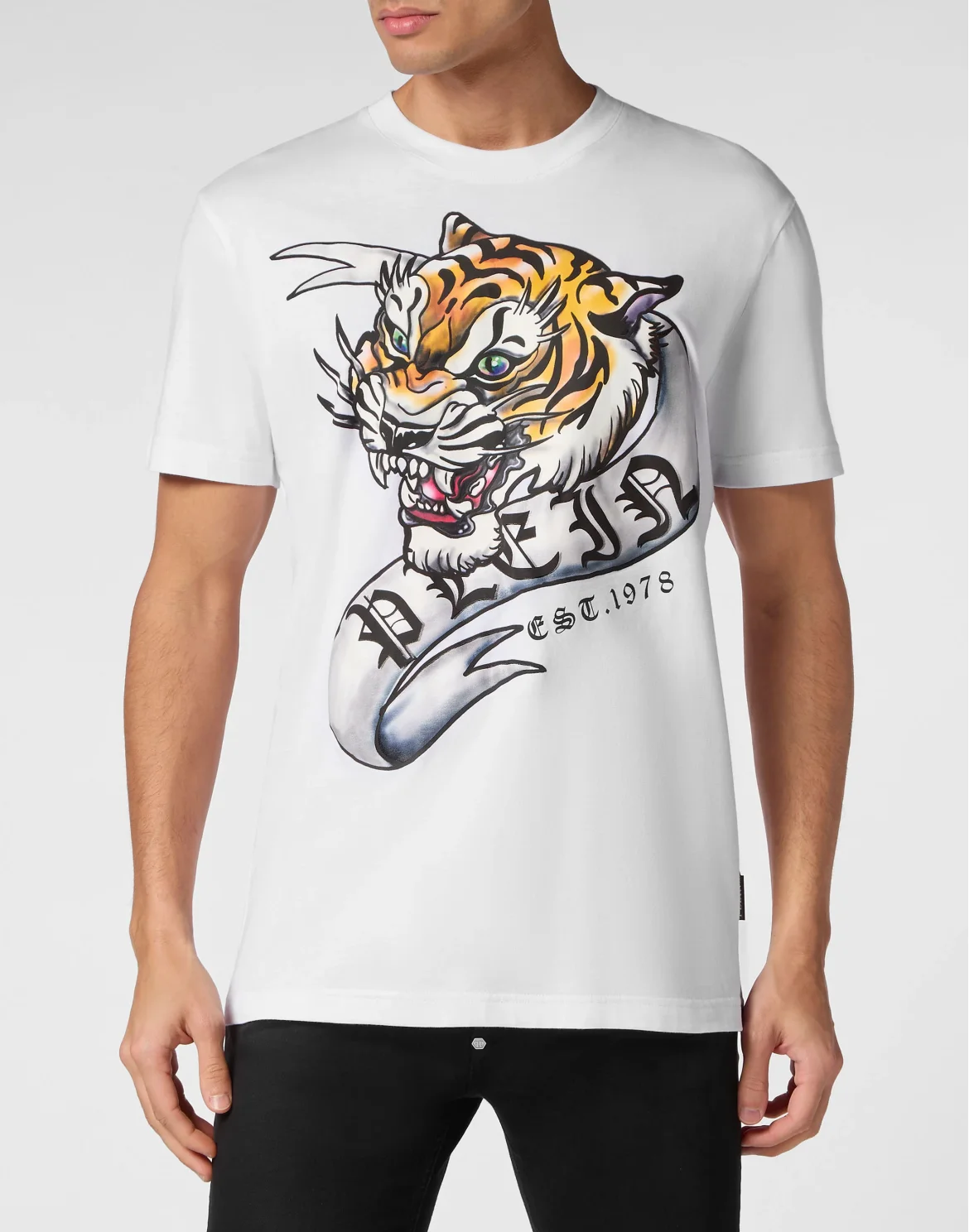T-shirt Round Neck SS Tattoo, цвет: Белый