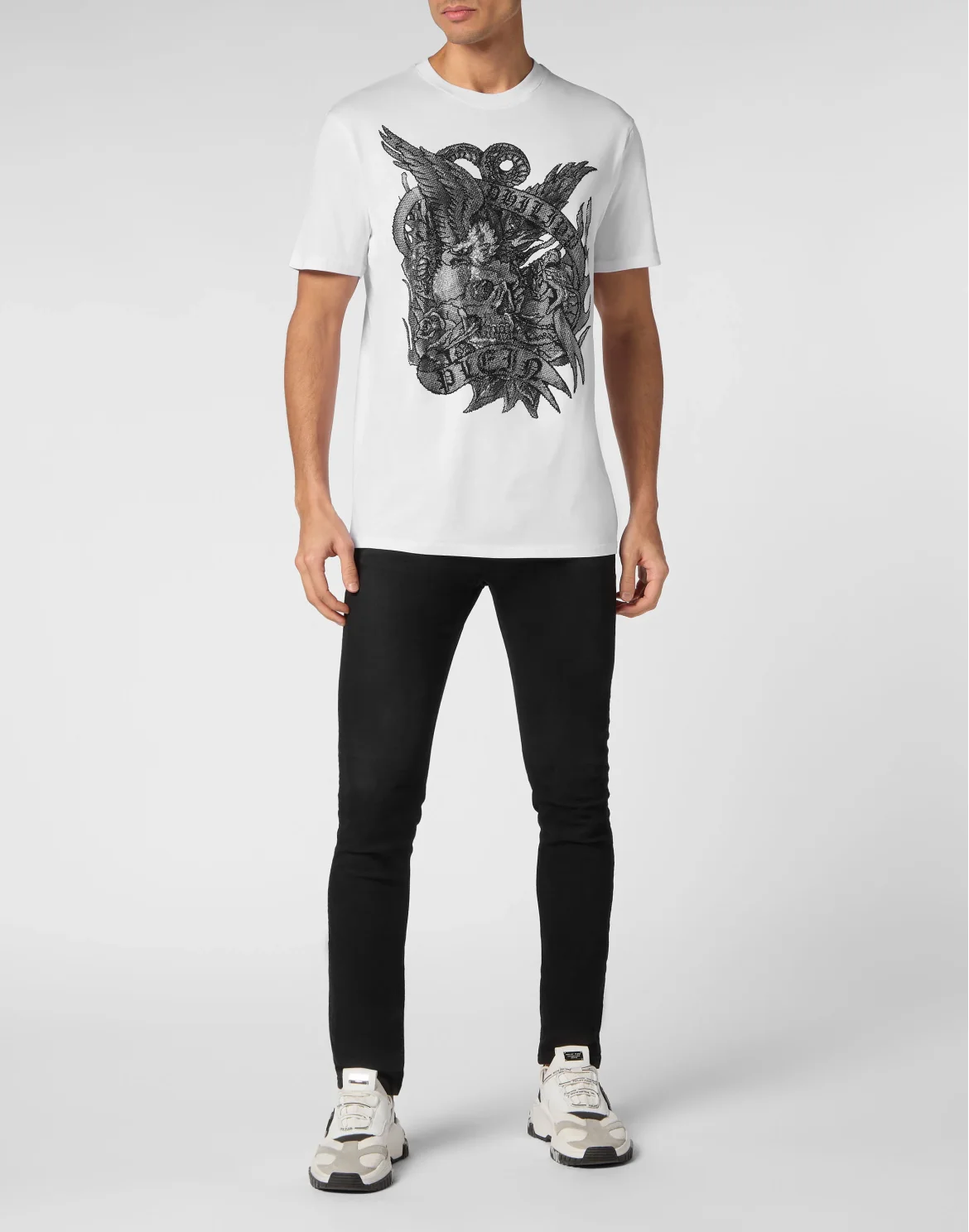 T-shirt Round Neck SS Tattoo, цвет: Белый