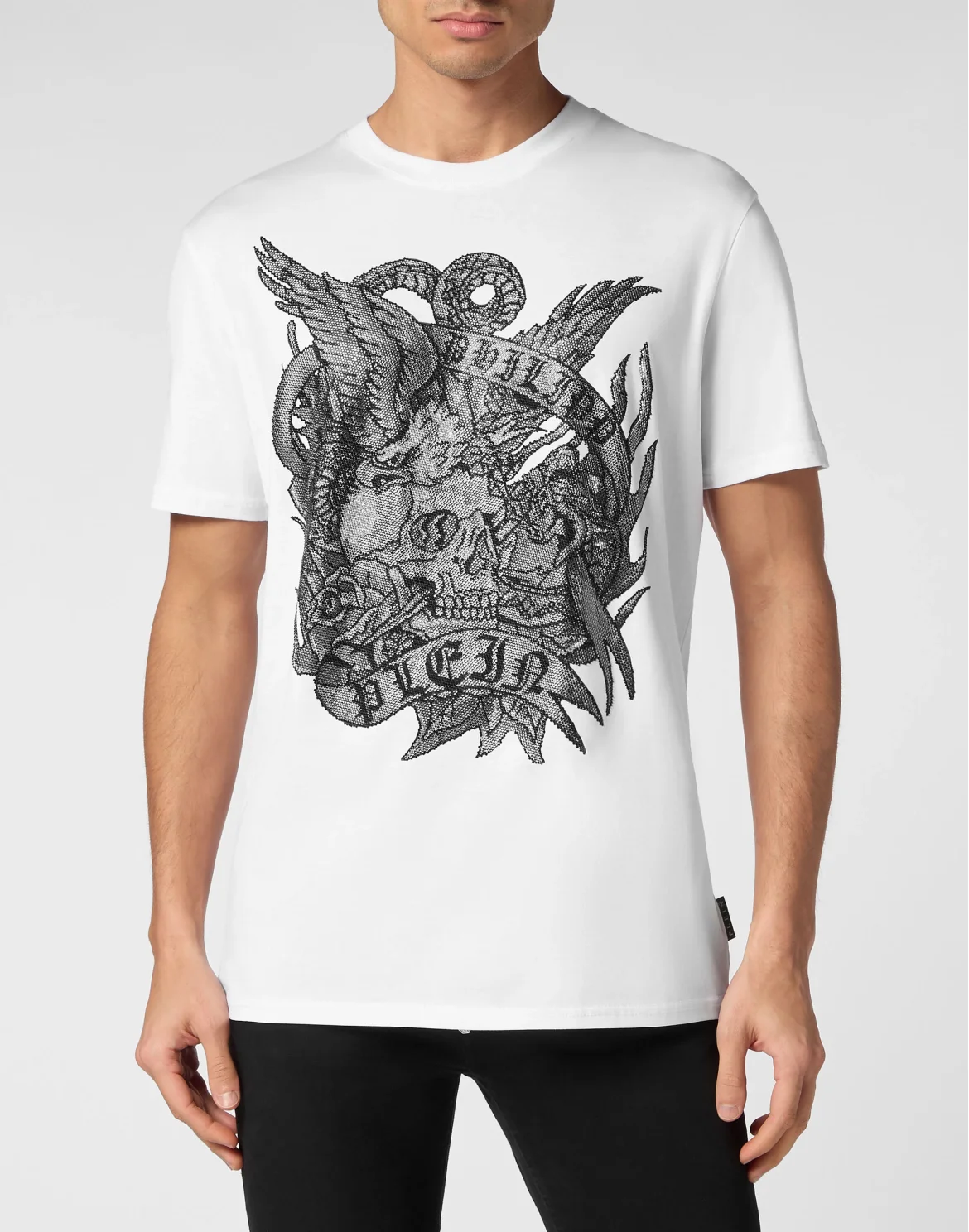 T-shirt Round Neck SS Tattoo, цвет: Белый