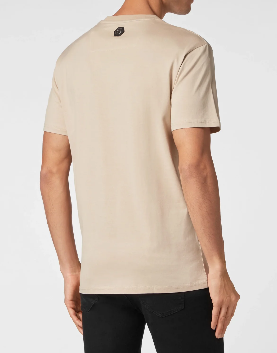 T-shirt Round Neck SS Skull&Bones, цвет: Бежевый