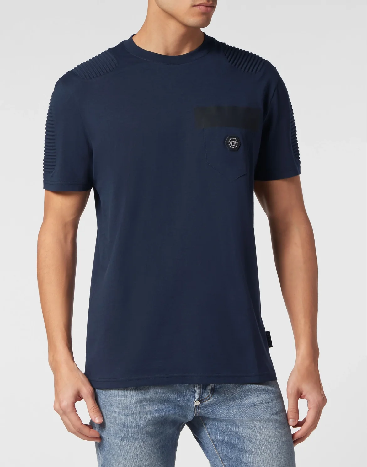 T-shirt Round Neck SS, цвет: Синий