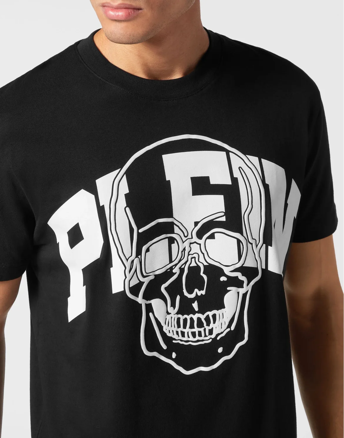 T-shirt Round Neck SS Skull, цвет: Черный