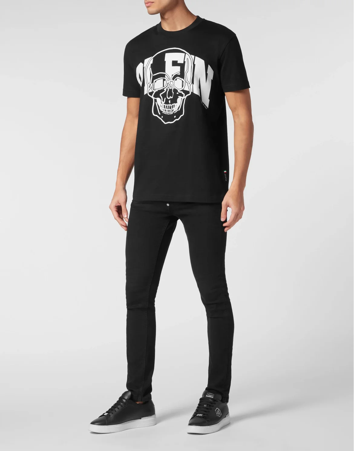 T-shirt Round Neck SS Skull, цвет: Черный