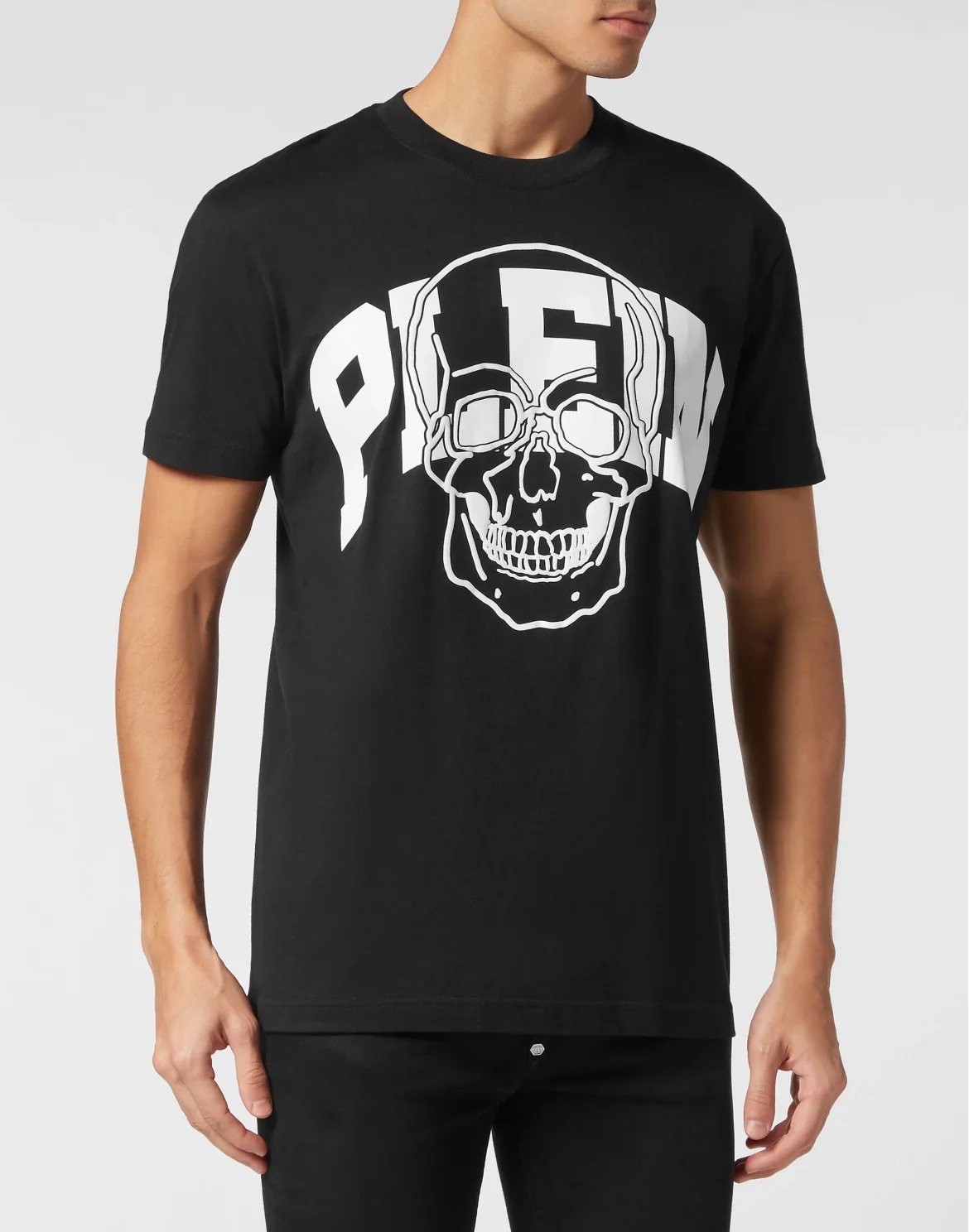 T-shirt Round Neck SS Skull, цвет: Черный
