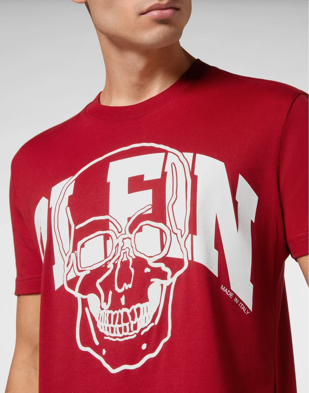 T-shirt Round Neck SS Skull, цвет: Красный