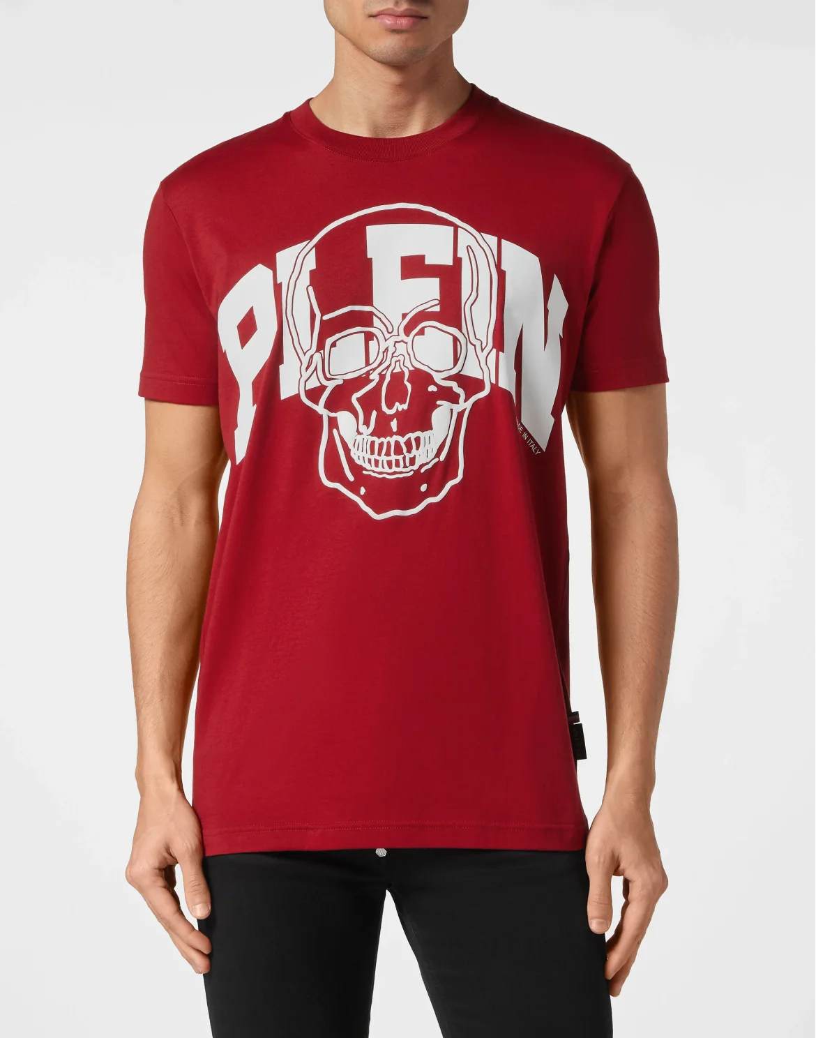 T-shirt Round Neck SS Skull, цвет: Красный