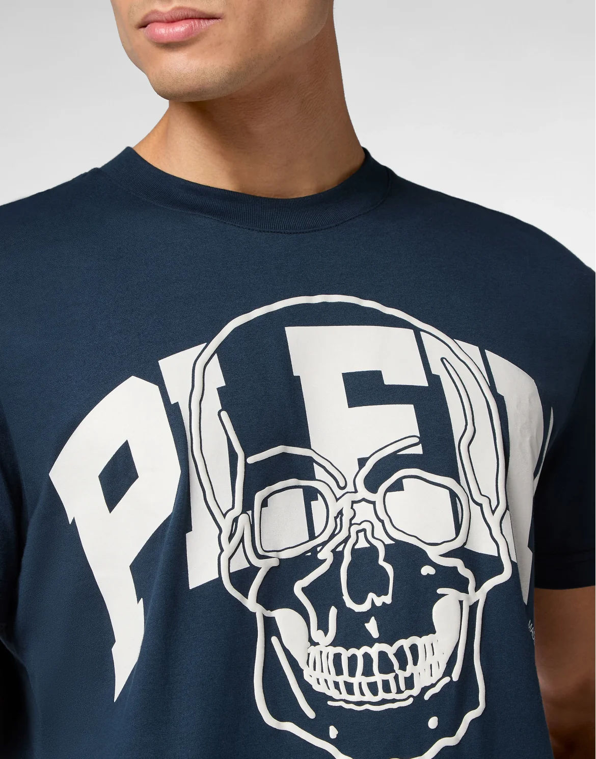 T-shirt Round Neck SS Skull, цвет: Синий