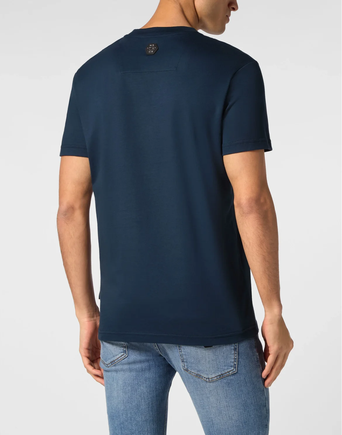 T-shirt Round Neck SS Skull, цвет: Синий