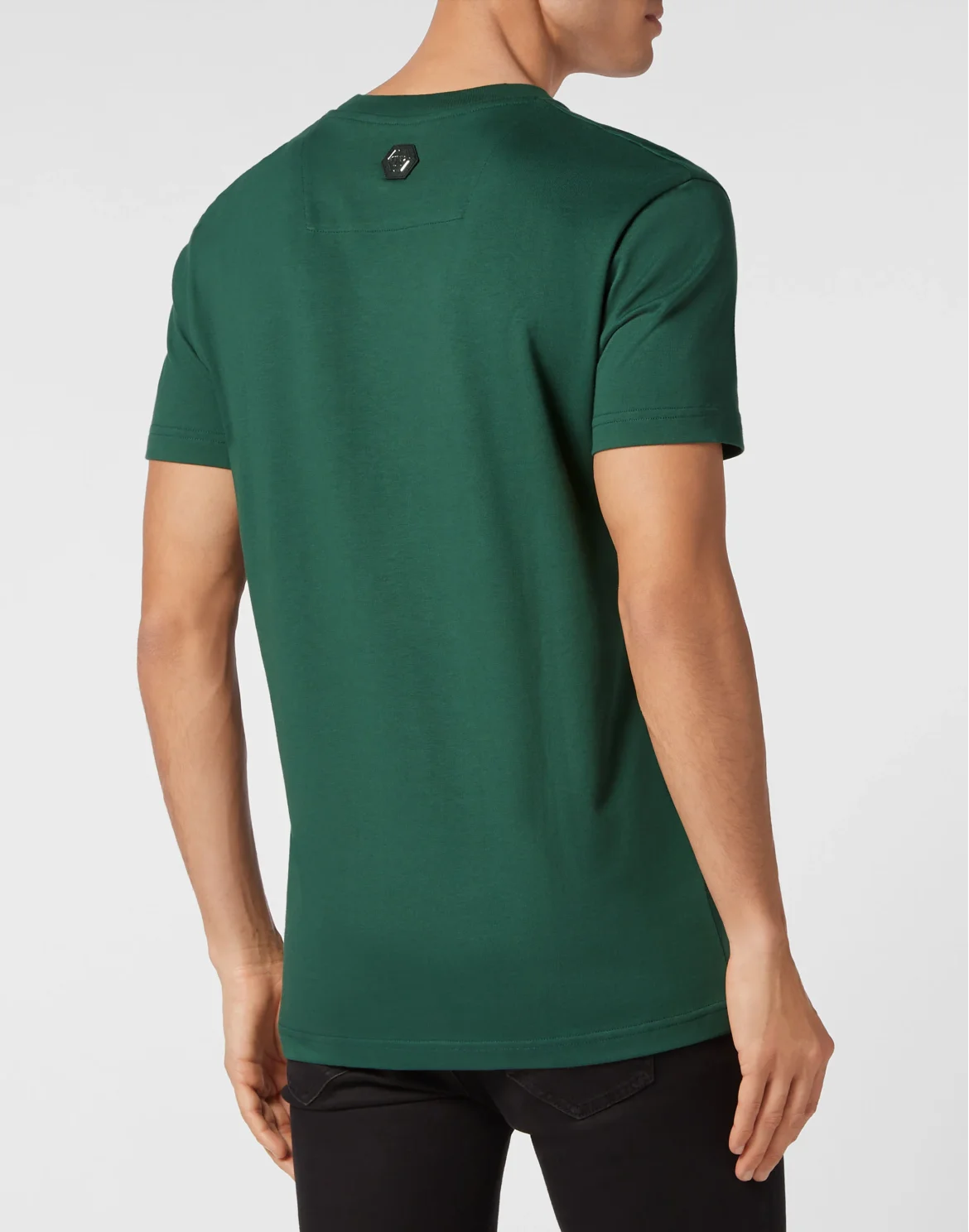 T-shirt Round Neck SS Gothic Plein, цвет: Зеленый