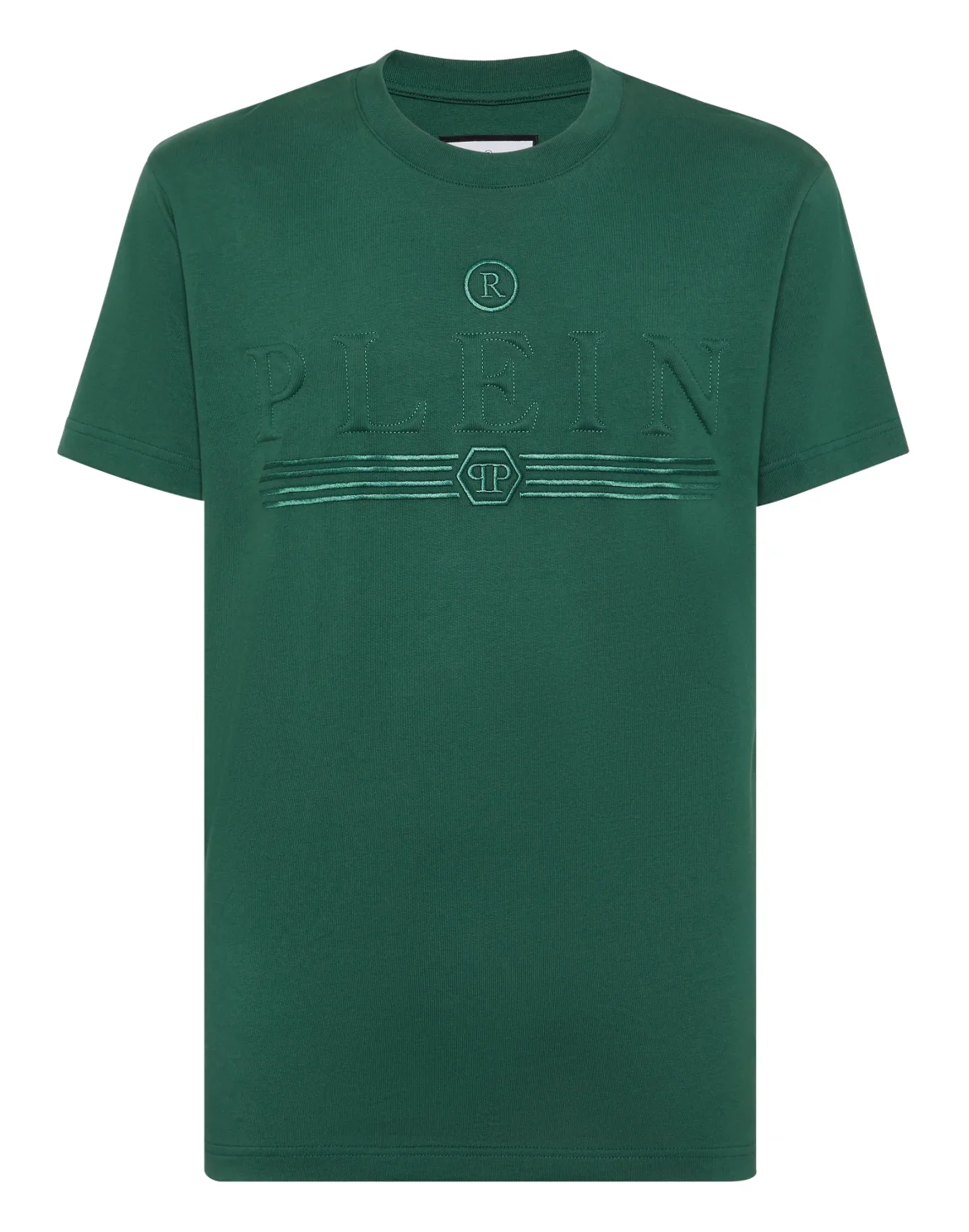 T-shirt Round Neck SS Gothic Plein, цвет: Зеленый