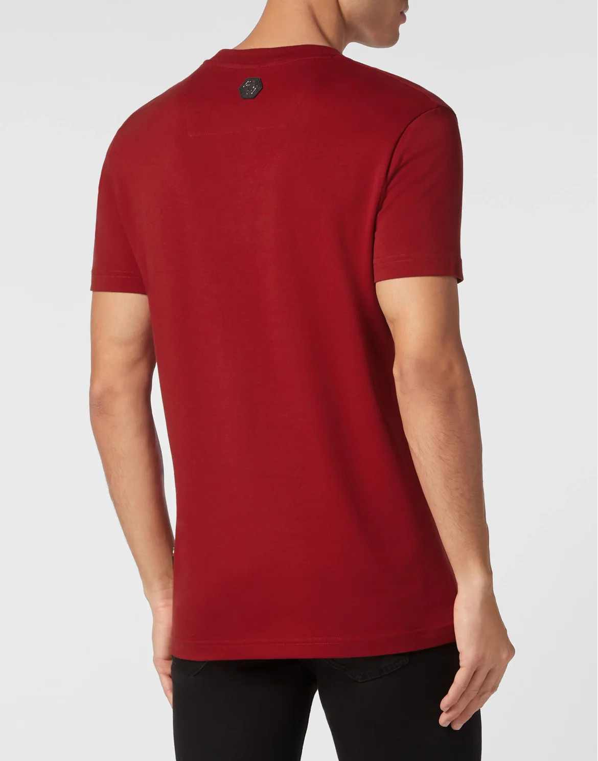 T-shirt Round Neck SS Gothic Plein, цвет: Красный
