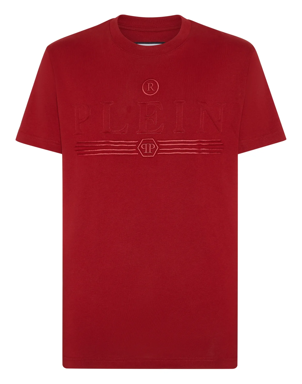 T-shirt Round Neck SS Gothic Plein, цвет: Красный