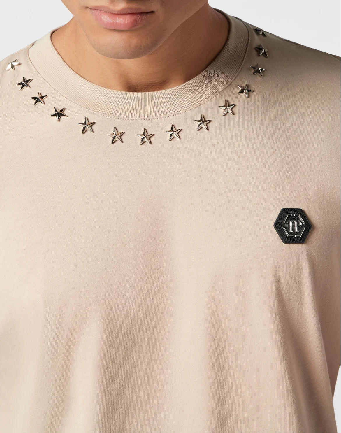 T-shirt Round Neck SS, цвет: Бежевый