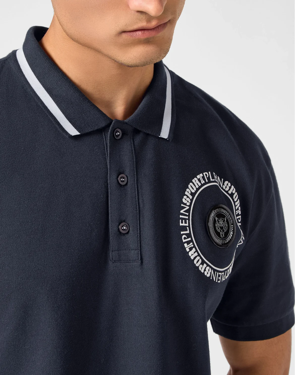 Polo Shirt SS Carbon Tiger, цвет: Черный