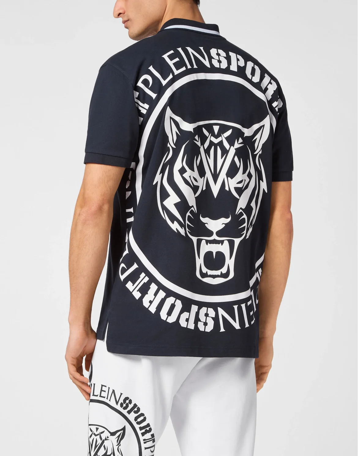 Polo Shirt SS Carbon Tiger, цвет: Черный