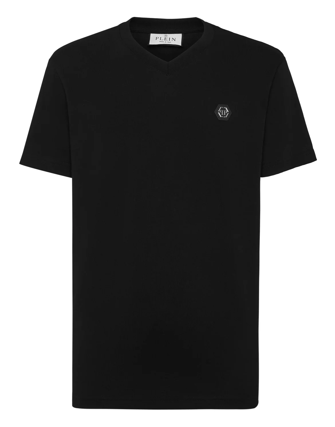 T-shirt V-Neck SS Gothic Plein, цвет: Черный