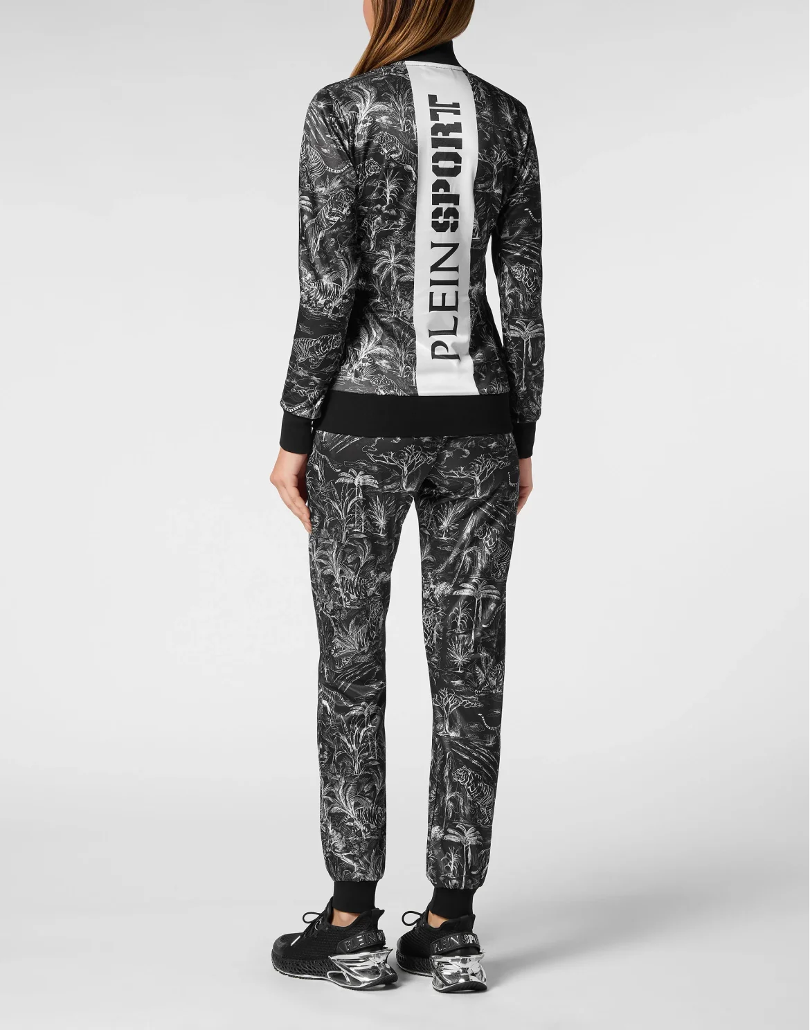 Jooging Set: Top/Trousers Tiger, цвет: Черный