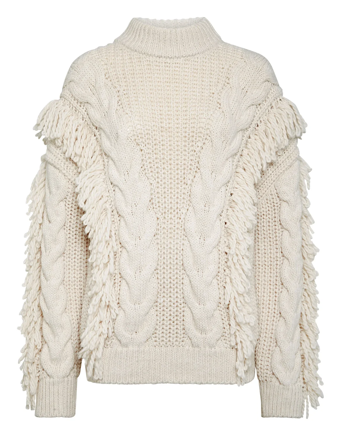 Wool Blend Sweater Oversize Skull, цвет: Белый