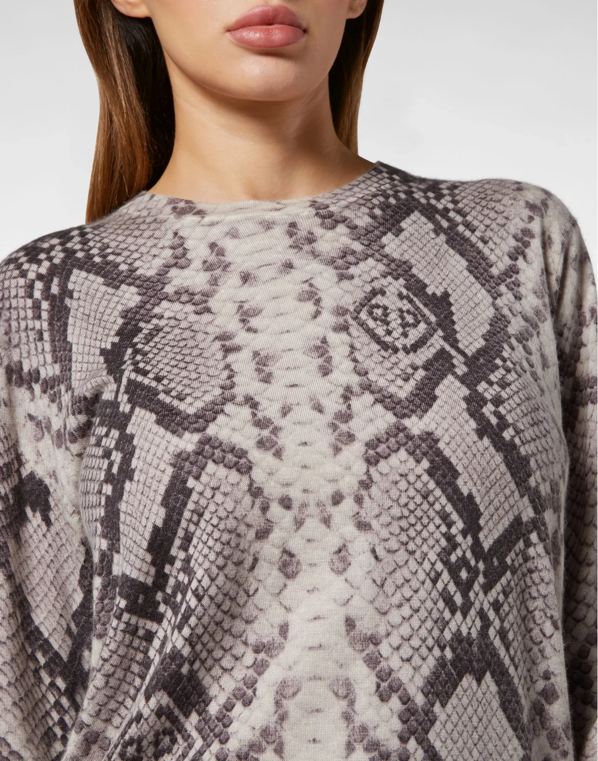 Cashmere Roundneck Pitone, цвет: Бежевый