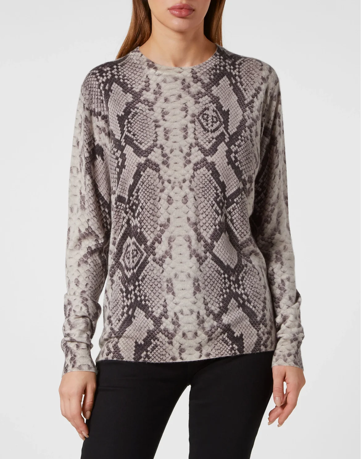 Cashmere Roundneck Pitone, цвет: Бежевый