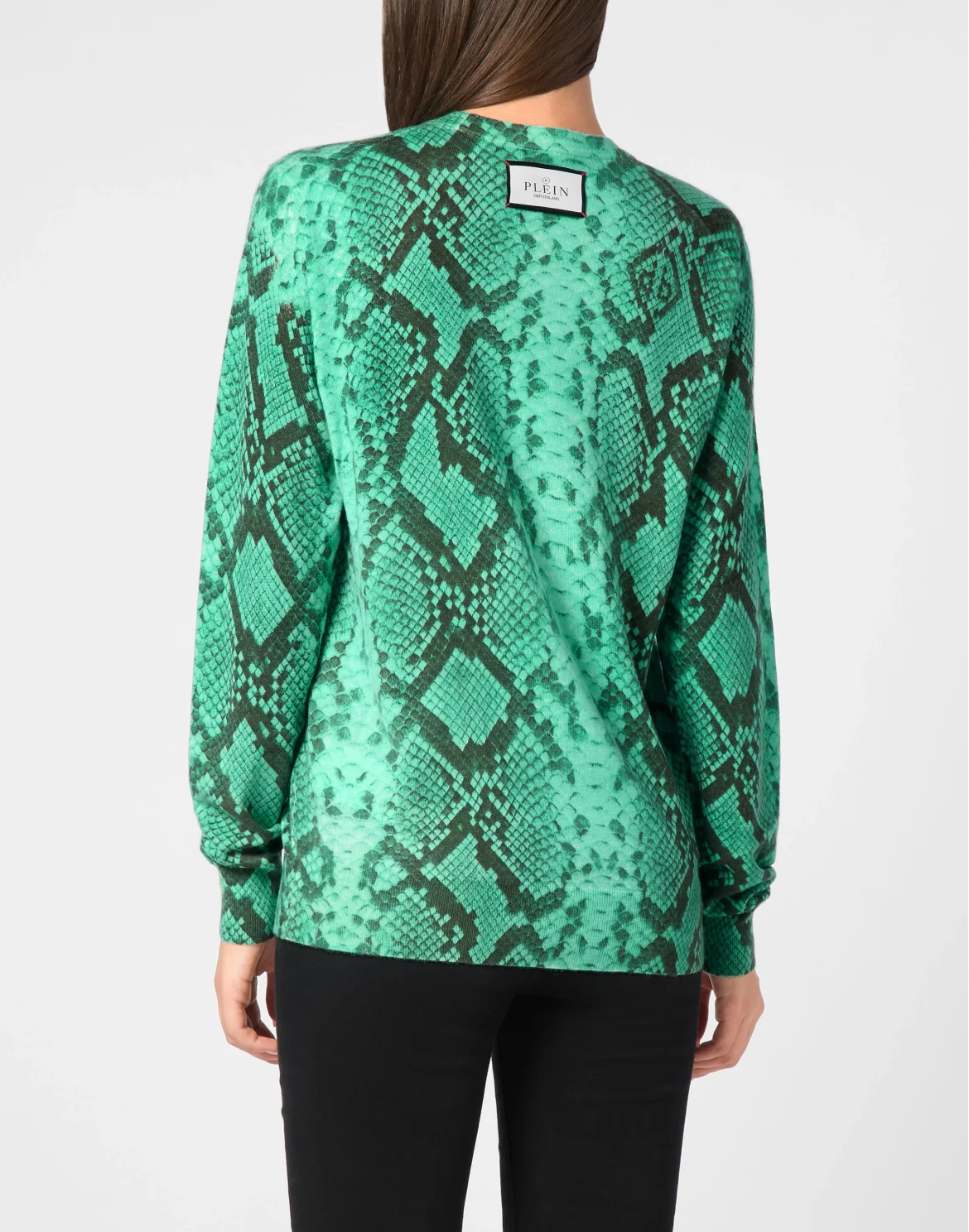 Cashmere Roundneck Pitone, цвет: Бирюзовый