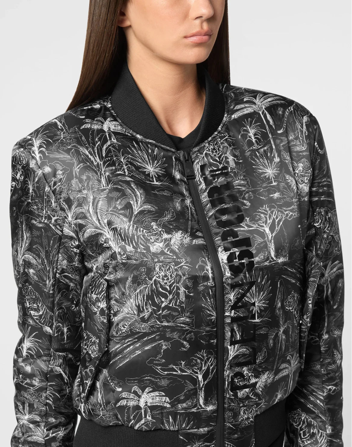 Nylon Bomber Toile, цвет: Черный