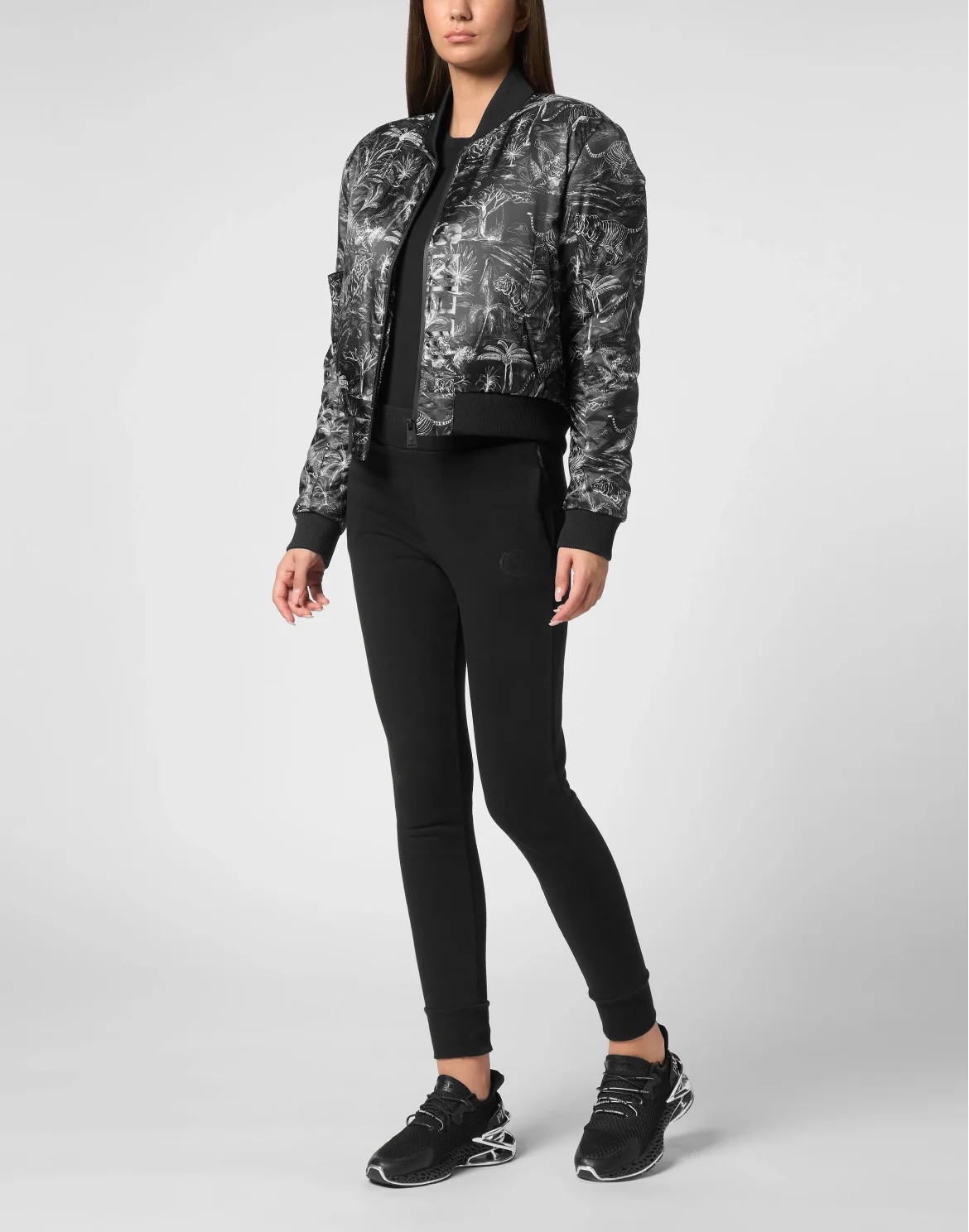 Nylon Bomber Toile, цвет: Черный