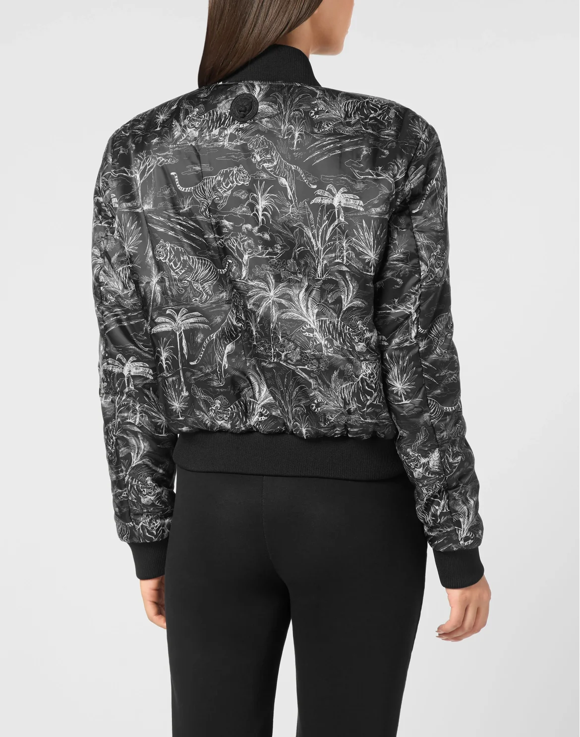 Nylon Bomber Toile, цвет: Черный