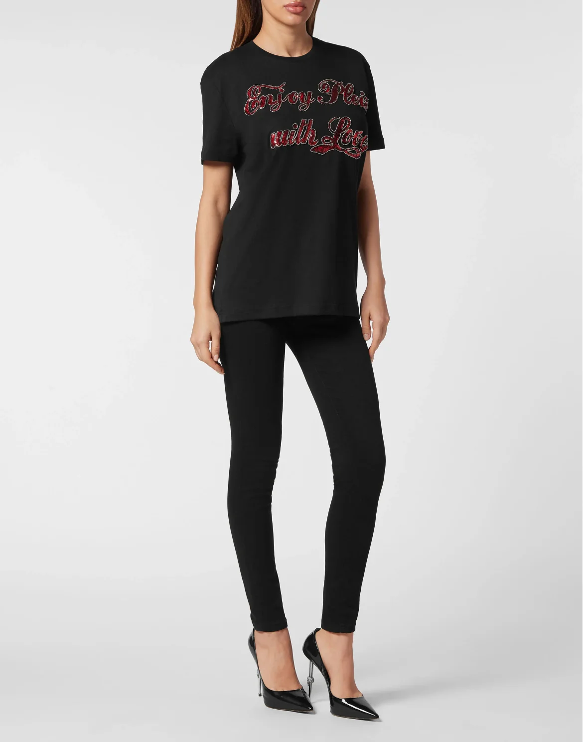 T-Shirt Man Fit, цвет: Черный