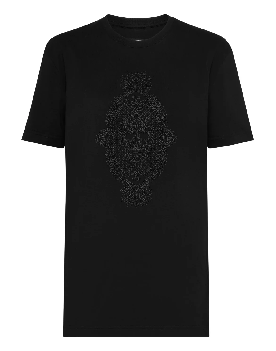 T-Shirt Regular Fit Skull, цвет: Черный