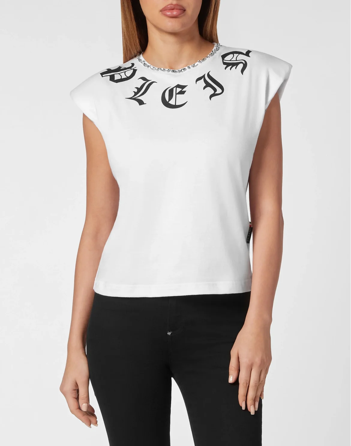 Shoulder Pads Tank top Gothic Plein, цвет: Белый