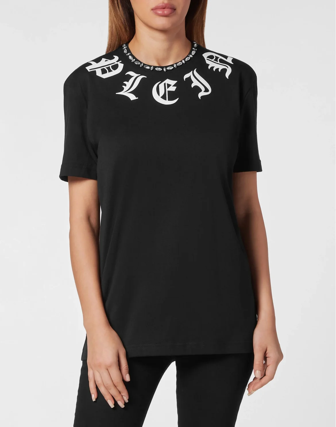 T-Shirt Regular Fit Gothic Plein, цвет: Черный