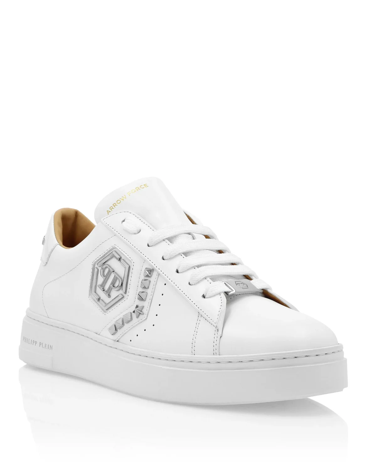 Lo-Top Leather Arrow Force Sneakers, цвет: Белый