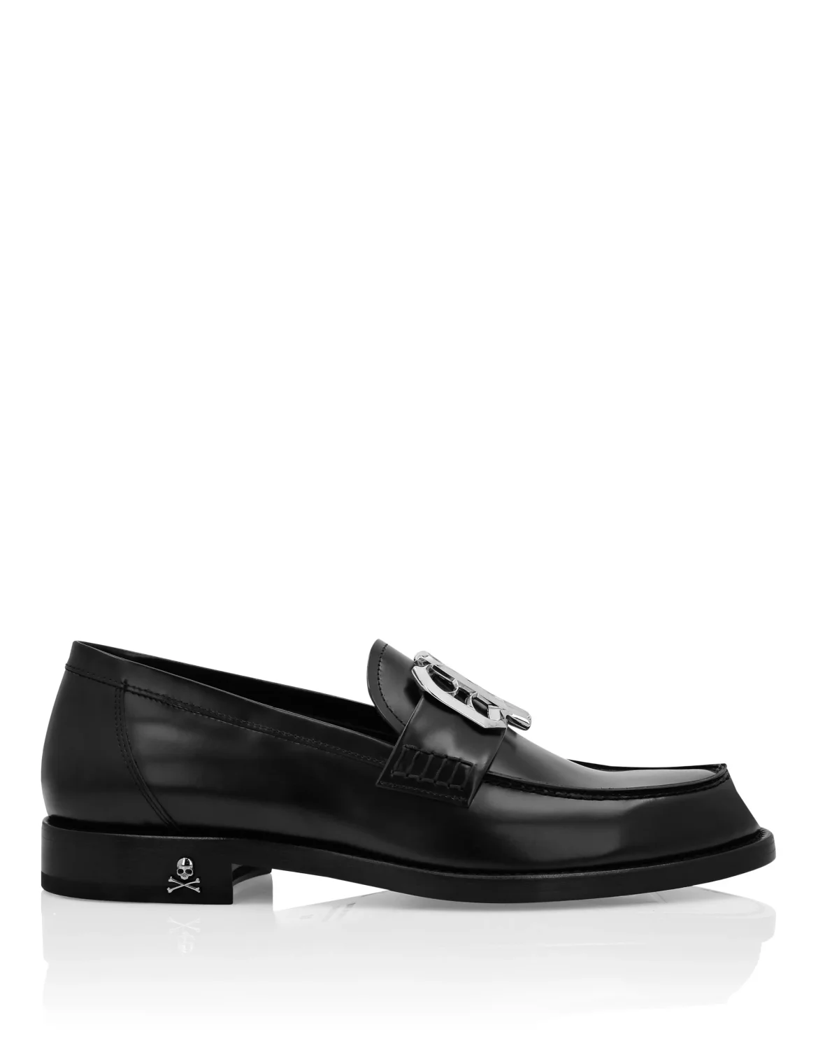 Calf Skin Leather Moccasin, цвет: Черный